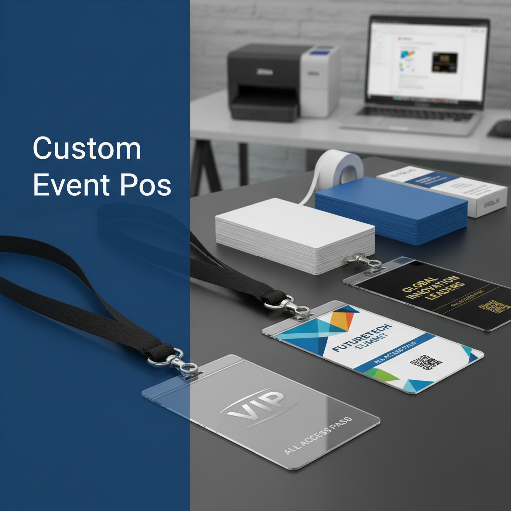 Plastic Event Badges for Access Management and Security