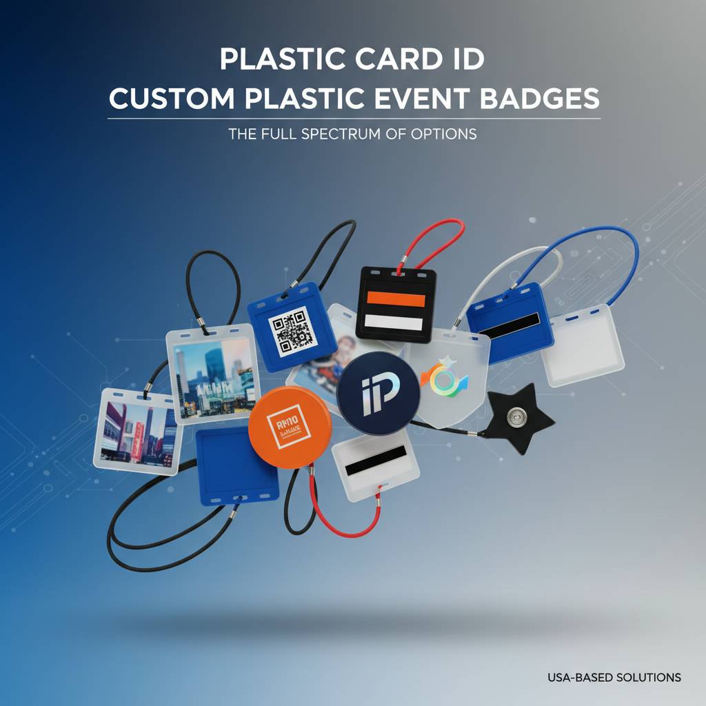The Full Spectrum of Custom Plastic Event Badge Options