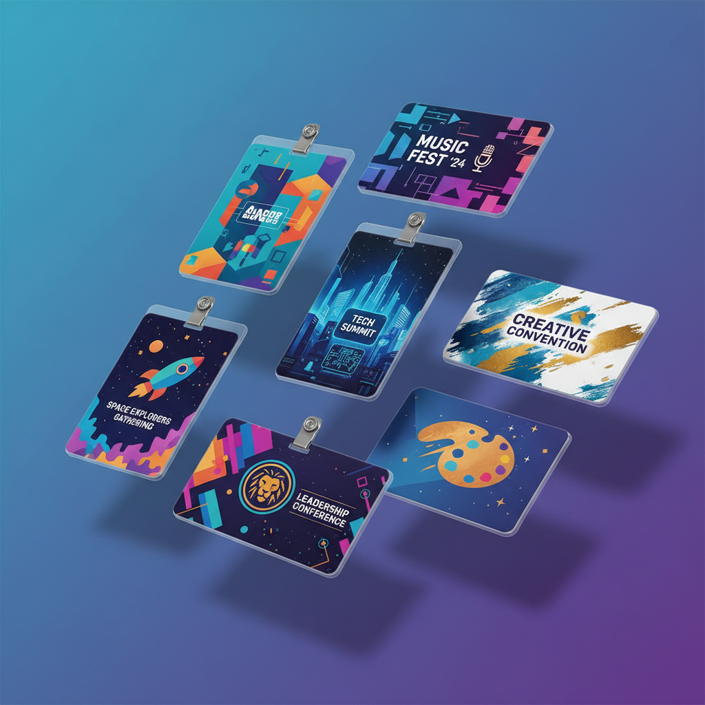 Printed Plastic Event Badges for Every Type of Event