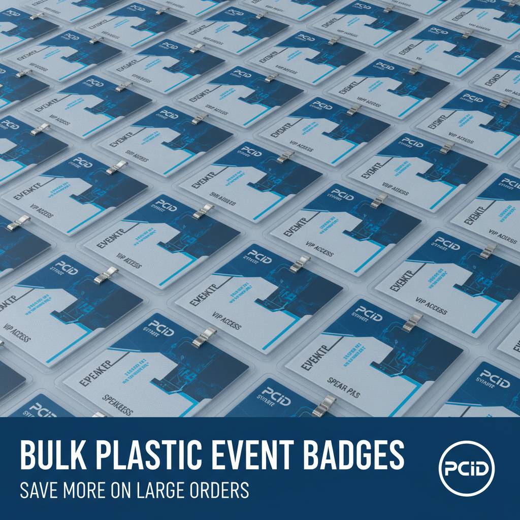 Bulk Plastic Event Badges for Large-Scale Events