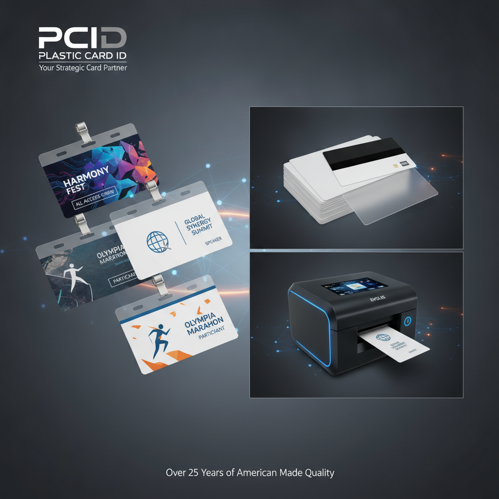 PVC ID Badges for Staff and Access Management