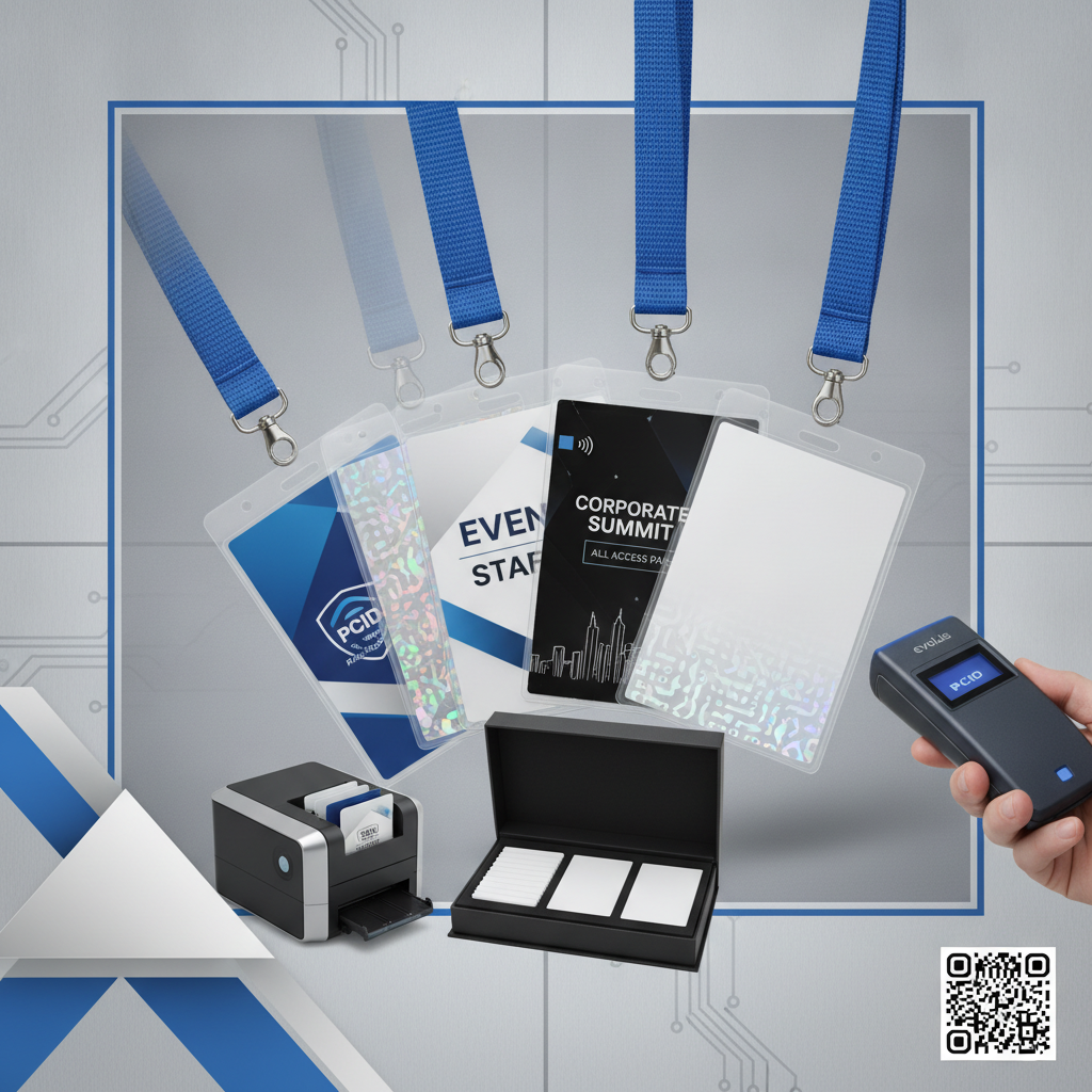 PVC ID Badges for Corporate Events and Staff Identification