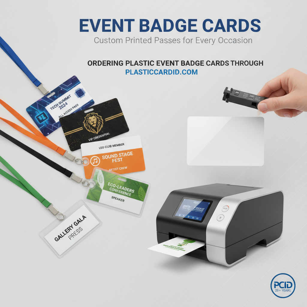 Ordering Plastic Event Badge Cards Through PlasticCardID.com