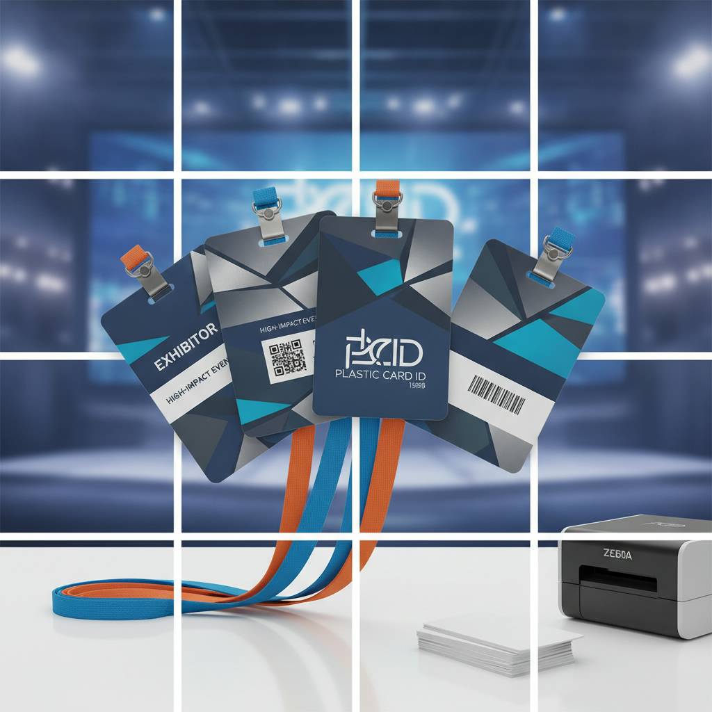 Trade Show Plastic Badges Built for High-Impact Events